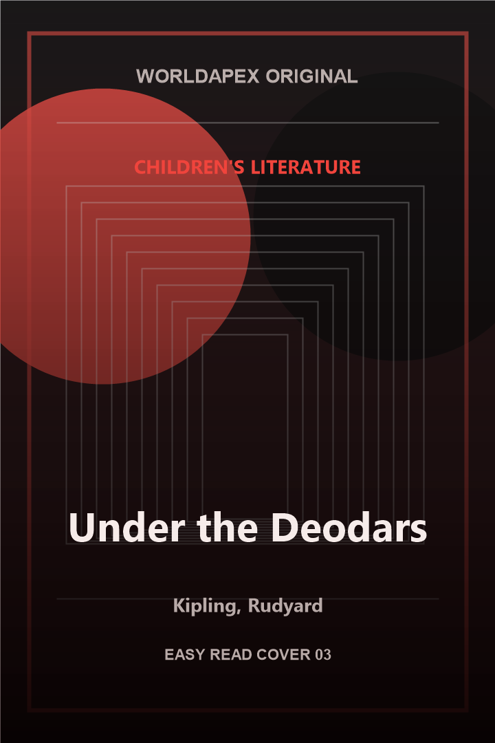 Children's Literature poster cover for Under the Deodars by Kipling, Rudyard