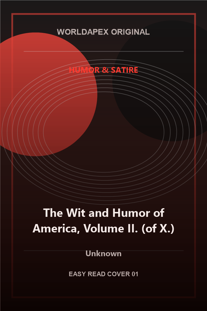 Humor & Satire poster cover for The Wit and Humor of America, Volume II. (of X.) by Unknown