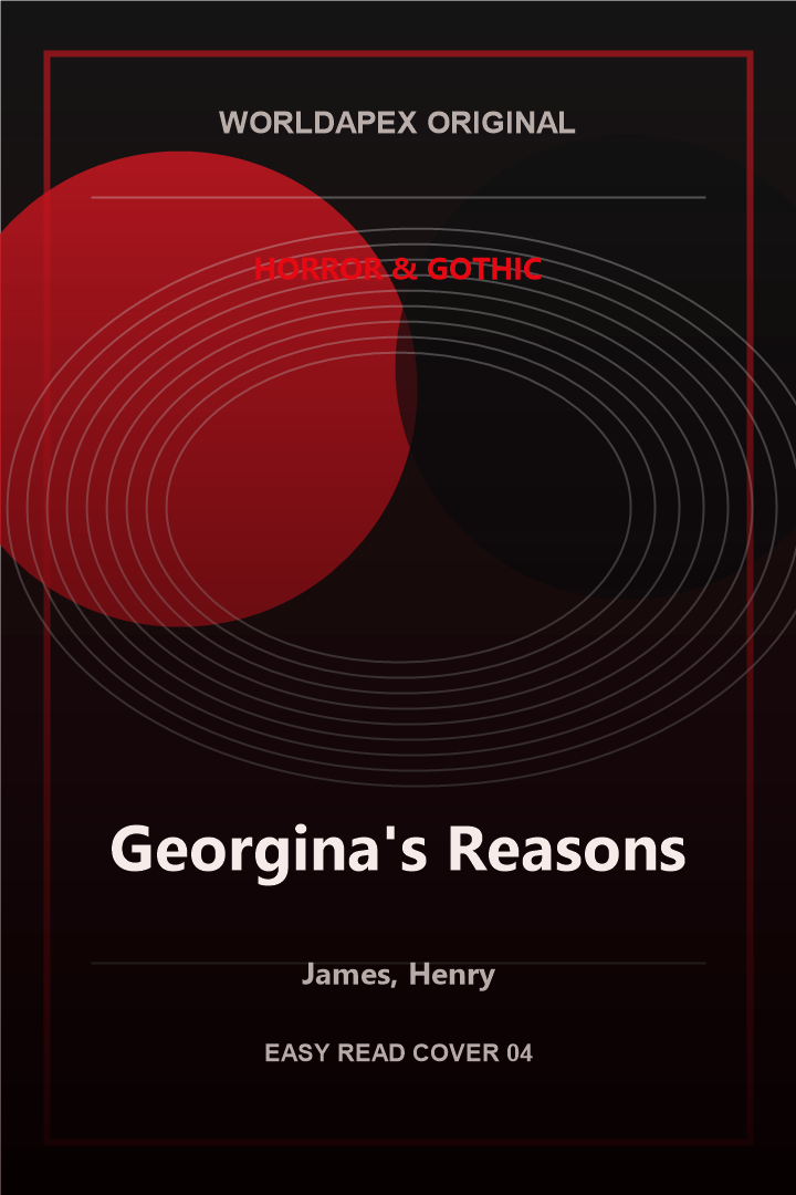Horror & Gothic poster cover for Georgina's Reasons by James, Henry